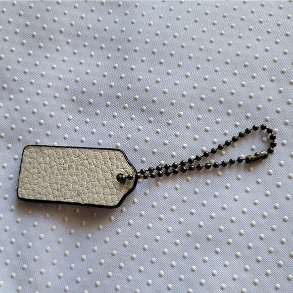 Coach White Charm & Handbag Fab - Picture 3 of 3